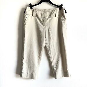 Adidas Climacool Khaki Golf Capris Size 6